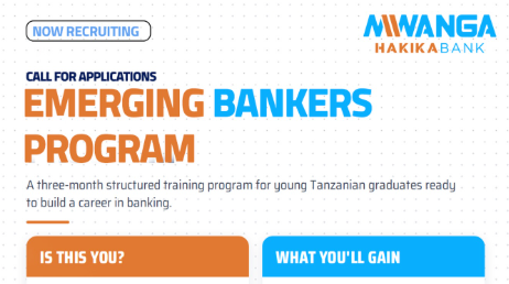 Mwanga Hakika Bank Emerging Bankers Program 2026