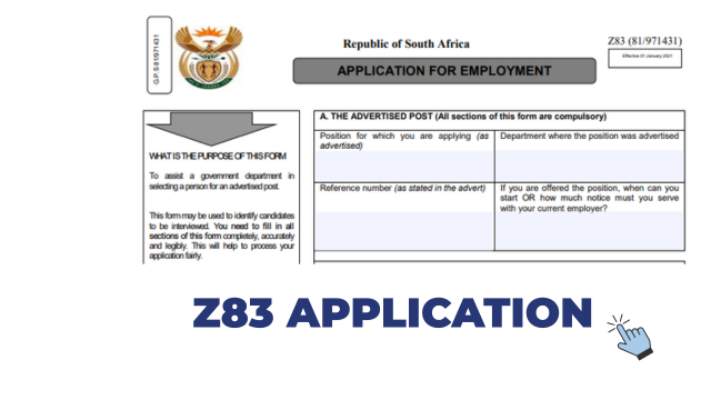 Z83 Application Form 2026 – How to Complete the South African Government Job Application Form