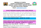 Nakuru County Public Service Board Clerical Officer II Jobs 2026
